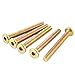 uxcell M6 x 49mm Full Thread Hex Socket Head Cap Screw Bolt Bronze Tone 5 Pcs