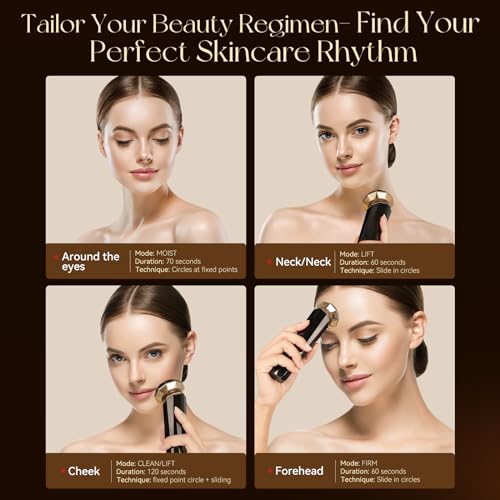 ANLAN Radiofrequency Facial Massager 18K Gold Anti-Wrinkle Professional Anti-Ageing Sensitive Skin Available