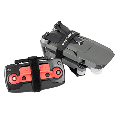 UZOPI Dji Mavic Pro Spark Transport Clip Remote Controller Joystick Protector Stick Guard Accessories with Propeller Stabilizer Fixing Strap