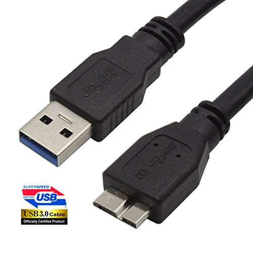 iMBAPrice 6-Feet Super Speed 5Gbps USB 3.0 A to Micro B Charger/Data/Sync Cable, Black (U3MC-6BK)