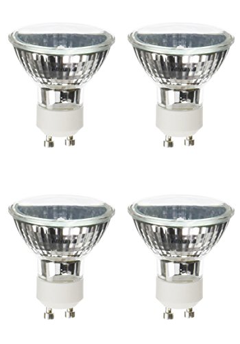 (4)-Bulbs Anyray Compatible Replacement Bulb for ESSENZA Wax Warmer 120V 25W GU10+C GZ10+C