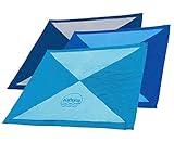 KAHUNA 'Next Generation' Parachute Beach Blanket - XL Extra Large 8 x 8 Feet - The Biggest Sand Proof Beach Sheet Picnic Blanket Available - Portable, Lightweight, Quick-drying, With 12 Sand Pockets