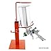 TCP Global - 3 Gun Gravity Feed Paint Triple Spray Gun Holder Stand with Strainer Holder, Holds 3 HVLP Guns, Bench Mount
