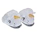 Kids Plush Unicorn Slippers Girls Cute Warm Indoor Anti Slip Loafers Cozy Animal Slippers White