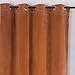 Cherry Home Super Soft Rustic Velvet Pumpkin Orange Blackout Drapes Room Darkening Curtains Panel Grommet Drapery 52 by 96-Inch Caramel Cafe(2 Panels) with Matching Tiebacks