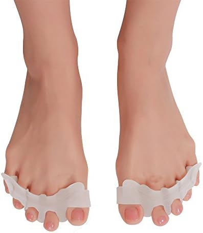 Gel Toe Separator Toe Spacers Toe Stretchers for Men and Women Easy Wear in Shoes, Quickly Alleviating Pain After Yoga and Sports Activities