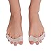 Gel Toe Separator Toe Spacers Toe Stretchers for Men and Women Easy Wear in Shoes, Quickly Alleviating Pain After Yoga and Sports Activities