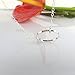 Usstore Women Simple Little Circle Tassels Chian Bar Bohemia Necklace Alloy Jewelry Gift