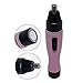 Nose Hair Trimmer Shaver, NUWA 2-in-1 Electric Mini Ear and Facial Hair Groomer for Ladies Women Privates Shaver IP×7 Painlessly Removes Stray Hairs