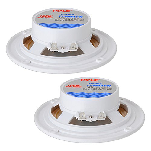 4 Inch Dual Marine Speakers Waterproof and Weather Resistant Outdoor