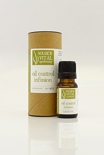Oil Control Infusion by Source Vitál Apothecary | Natural, Balancing Facial Oil Serum to Encourage a Healthy Balance of Natural Oil | Helps Cleanse Irritated Pores and Regulate Oily/Acne Skin | No Greasy Residue | 0.4 fl. oz.