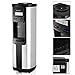 Costway 5 Gallon Water Cooler Dispenser Top Loading Stainless Steel Freestanding Water Dispenser w/Hot and Cold Water (Black)