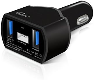 Atabyone UCC90 3Ports 110W Universal Laptop and Notebook Car Charger; Dual USB Ports 4.8A Charging for Tablets and Smartphones