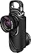 olloclip — CORE Lens Set + OLLO CASE Combo for iPhone 8/8 Plus & iPhone 7/7 Plus — Includes 2 iPhone Cases + Super-Wide, FISHEYE & Macro Premium Glass Lenses — Lens: Black/Black, Cases: Clear