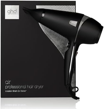 air, Asciugacapelli Professionale a Ioni, Potenza 2100 W, Nero