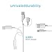 Lightning USB Cable - Badalink Apple MFi Certified Cable, Data and Sync Charging Cord for iPhone 7/ 7 Plus/6/6s/6 Plus/6s Plus, iPhone 5/5s/5c,iPad, iPod(3 Feet White)