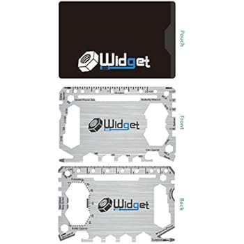 Multi purpose survival Pocket tool - 43 in 1 - credit card wallet size Ninja Multitool (Silver)