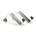 SG Stainless Steel Over Door Hooks Home Kitchen Cupboard Cabinet Towel Coat Hat Bag Clothes Hanger Holder Organizer Rack (4pcs)