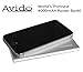 Avido World's Thinnest 4000mAh 2.1Amp Output Portable Ultra-Slim Power Bank Charger/External USB Battery Power Pack for Samsung phones and all USB-charged devices [Retail Packaging] - Silver