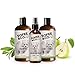 Sofee & Co. Natural Dog Puppy Shampoo, White Pear - Clean Moisturize Deodorize Detangle Soothe Soften Normal Dry Itchy Flaky Allergy Sensitive Skin. Prevent Mattes. 16 oz