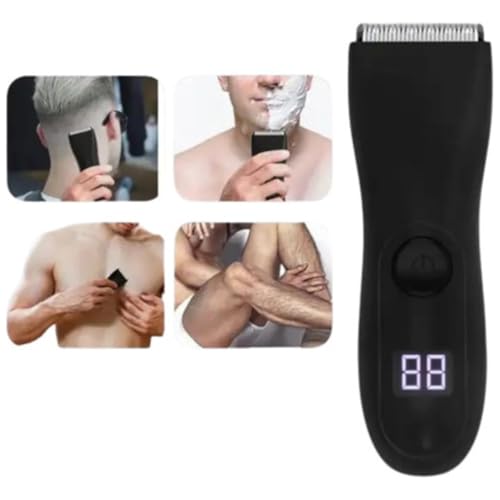 CAMAPE Maquina Maquininha de Raspar Barbear Pelos Íntimos Homem com lâmina cerâmica não belisca não machuca aparador virilha íntimo raspar cabelos barba corpo pezinho axila peito perna bivolt e a prova d'agua