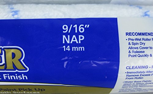 14mfr4 14-Inch X 9/16-Inch Nap Microfiber Roller Cover - No End Caps, 12 Pack