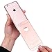 iPhone 6 case,iPhone 6S case, KimHee [Hybrid Fashion Cover Mirror] Ultra Thin Detachable Metal Frame Bumper + Clear Acrylic Back Panel- Rose Gold(4.7inch)