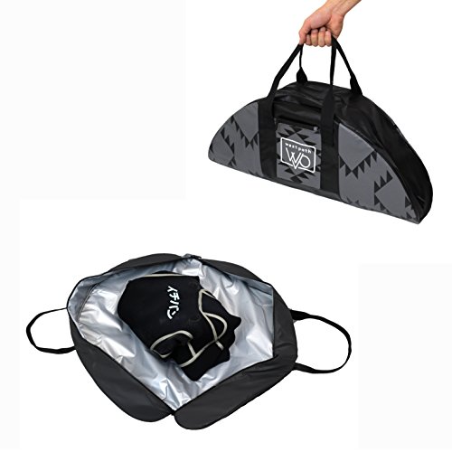 Wetsuit Changing Mat Bag & Surf Accessory - Full Zipper Closure with Soft Padded Bottom, Dirt Repelling Exterior and Insulation to Keep your Wetsuit Safe - Also Great as Ski Boot Bag - Thumbnail 4
