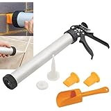 COMENSAL Mörtelbeutel Mit Spitze - Profi Fugenbeutel - Fugenfüller-Beutel - Enthält 3 Austauschbare Spitzen - Wasserdicht - Wiederverwendbar - Made In EU - Foto 3