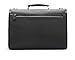 SAGEBROWN Black Full Grain Harvard Leather Briefcase