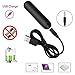 Vibrator Clitoris and G-Spot Nipple Stimulator Vibrate Massager Bullet Vibe Orgasm Vagina Dildo for Travel USB Rechargeable Portable Waterproof Vibrating Wand Adult Sex Toy (Black)