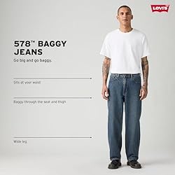 Levi's Men's 578 Baggy Fit Jean, Bag Secured