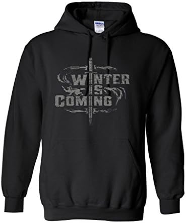 Outlandish Routes Black Winter is Coming Hoodie X Large