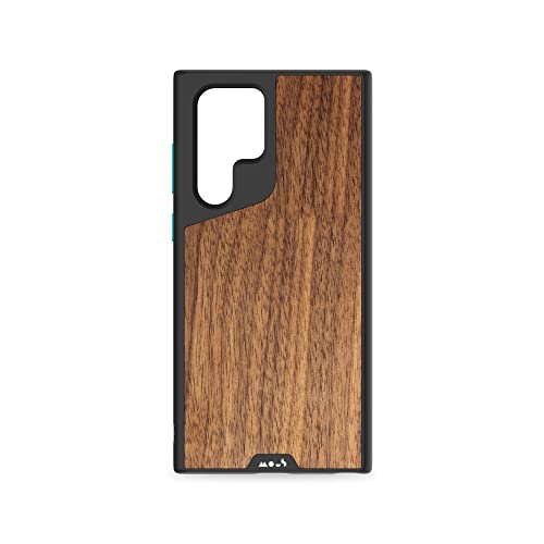 Mous For Samsung Galaxy S22 Ultra Case Limitless 3.0 Walnut