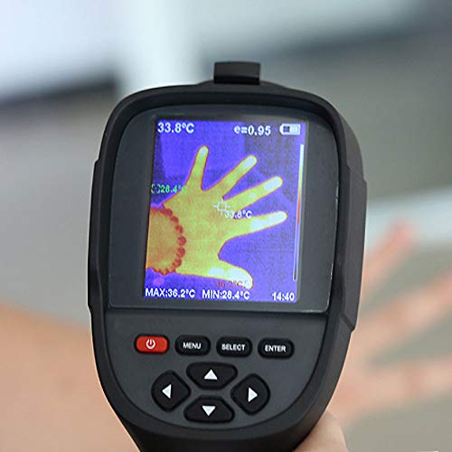 Professionelle Tragbare Infrarot-Wärmebildkamera, 220 x 160 Pixel, 3,2-Zoll-Infrarotanzeige, mit 3G-Speicherkarte – Bild 6