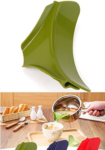 Kitchen Tool Silicone on Pot Pan Pitcher Pads Spill Water Good Ideas safe to 480 degrees (green)