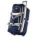 Olympia U.S.A. 33 inch Jumbo Size 8 Pockets Wheeled Rolling Duffel Bag Water Resistant Luggage Lightweight Travel Suitcase with Retractable Handle