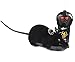 GOTD Scary RC Remote Controller Simulation Plush Mouse Mice Kid Toy Gift - Black