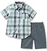 Calvin Klein Boys' Boys 2 Pieces Shirt Short Set - Printed