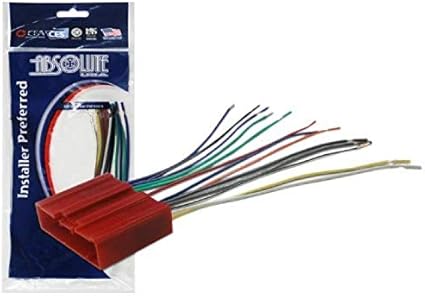 Absolute Usa Awh290 Mwh858 70 7903 Radio Wiring Harness For Mazda 2001 2011 Power 4 Speaker 70 7903 Mwh 858 Automotive Amazon Com