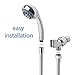 Shower Head High Pressure Handheld Showerhead With Bracket And Hose For Bathroom 8 Function Luxury Spa Chrome Adjustable Detachable Full Flow Massage Rain Waterfall For The Ultimate Shower Experience