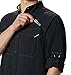 Columbia Men's Low Drag Offshore Long Sleeve Shirt, UPF 40 Protection, Moisture Wicking Fabric Black, X-Large