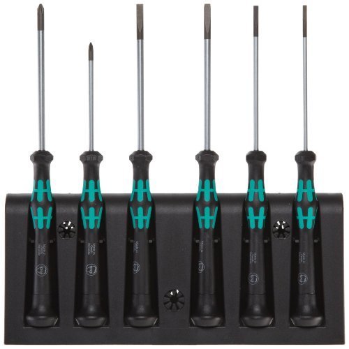 Wera Kraftform 2035/6 Micro Screwdriver Set - 4 Slotted 2 Phillips by Wera