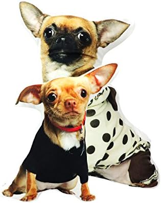 BLEUM CADE Personalized Pet Pillow Photo Custom Pet Pillow Pet Replica Dog & Cat Pillow Pet Portrait Pillow Pet Memorial Ornament for Christmas Thanksgiving Autumn Wedding Friends  Loved one Home
