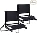 Stadium Seats Ohuhu Bleacher Chairs Seat with Backs and Cushion, Folding & Portable, Bonus Shoulder Straps, 2 Pack primary