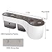 VIEFIN Adhesive Hair Dryer Holder Wall Mount,No Drilling Hair Dryer&Styling Tools Organizer Storage,Blow Dryer Hair Curler Brush Cleanser Rack(Large, Gray)