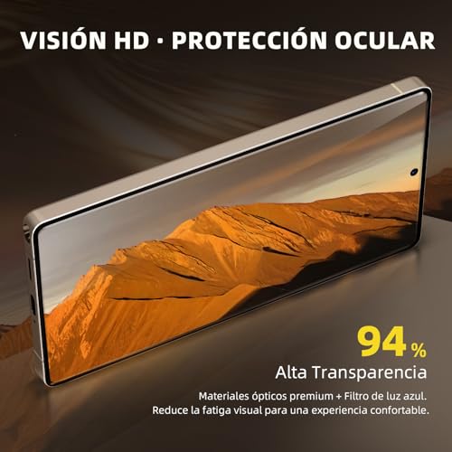 Película protectora de pantalla de vidrio templado 9H [3 piezas] para Samsung Galaxy - Alta definición, ultra resistente [Grado Militar] con una herramienta de instalación libre de polvo (S25 Ultra)