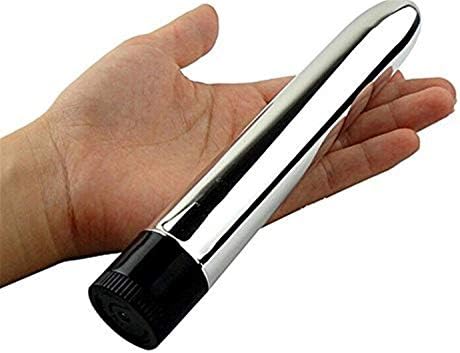 Mini Handheld Massage - Multi-Speed Vibration Bullet Viberate Toy for Women Couples Pleasure Toy(Siliver)