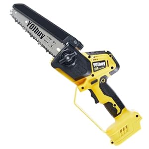 YOIbuy PRO 充電式 ハンディチェーン 6インチ ブラシレスモータ搭載 マキタ 18V 互換 ハンディソー 150mm YHCS-P6-1