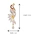 Swasti Jewels Peacock Shaped Zircon CZ Traditional Fashion Jewelry Set Pendant Earrings for Women